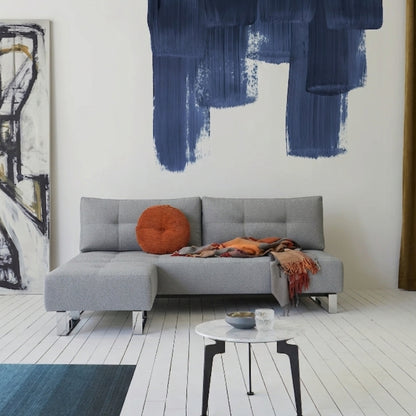 Innovation Living Supremax Fabric Sleeper Sofa with Ottoman