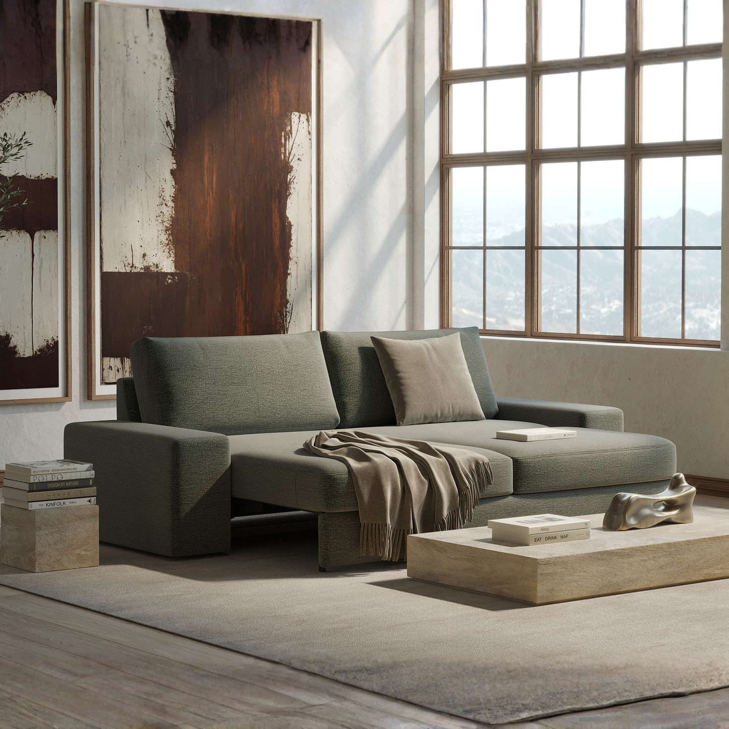 Innovation Living Vilander Full Fabric Sleeper Sofa
