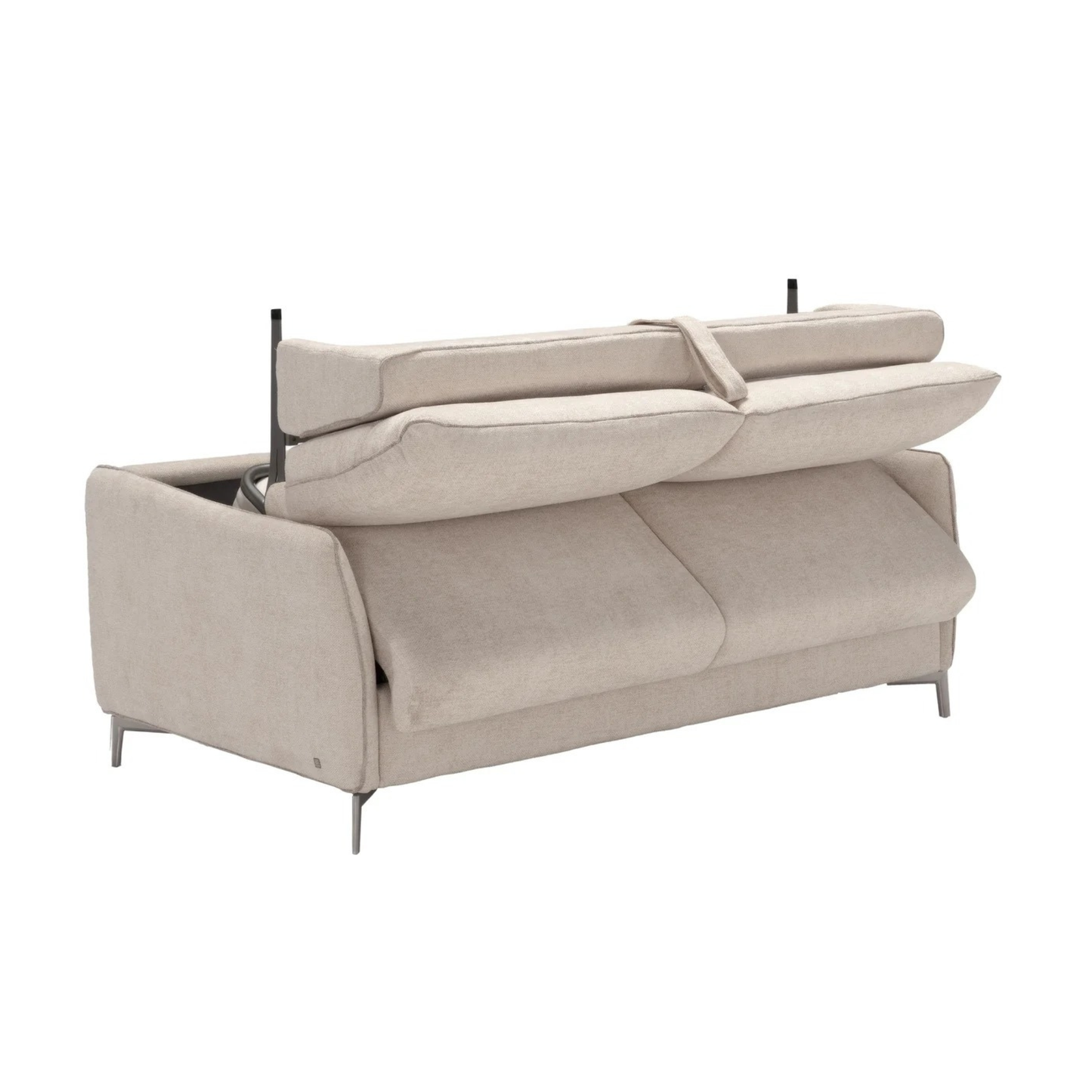 Kathy Ireland Fiora Fabric Sleeper Sofa With Easy Open Mechanism