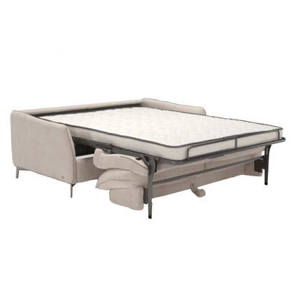 Kathy Ireland Fiora Fabric Sleeper Sofa With Easy Open Mechanism