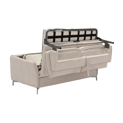 Kathy Ireland Fiora Fabric Sleeper Sofa With Easy Open Mechanism