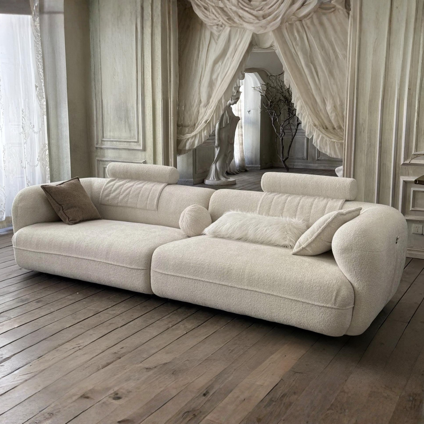 Klaussner Accordis Pery Fabric 3-Seater Sofa