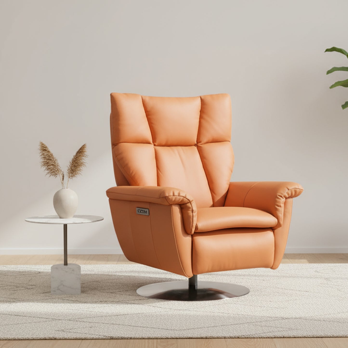 Lifestyle shot demonstrating luxury living room placement for comfort design furniture

