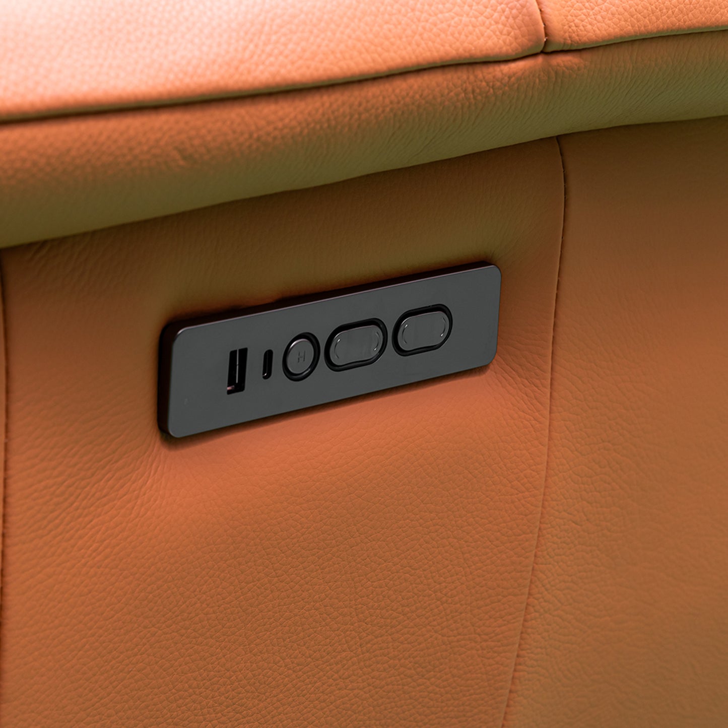 Klaussner Alessandro 3-Seater Leather Power Recliner Sofa With Chair