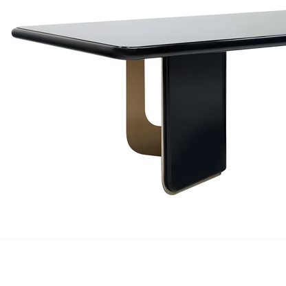 Klaussner Alessio Wooden Dining Table in Black