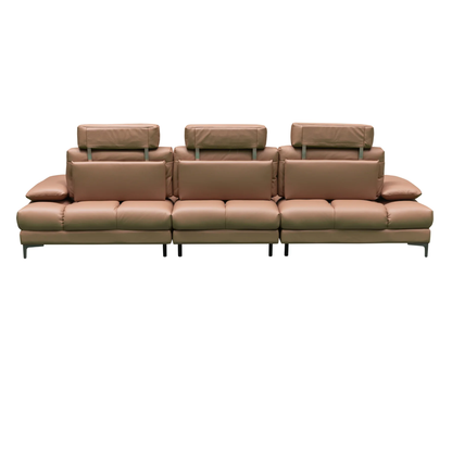 Klaussner Altavion Leather 3-Seater Stationery Sofa