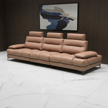 Klaussner Altavion Leather 3-Seater Stationery Sofa