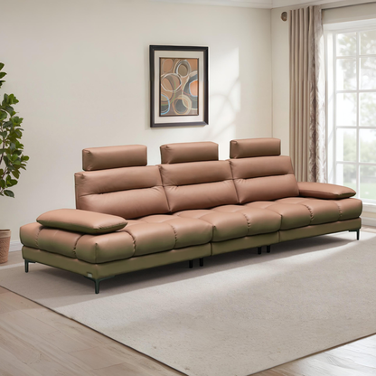 Klaussner Altavion Leather 3-Seater Stationery Sofa