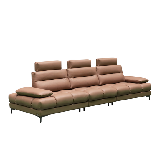 Klaussner Altavion Leather 3-Seater Stationery Sofa