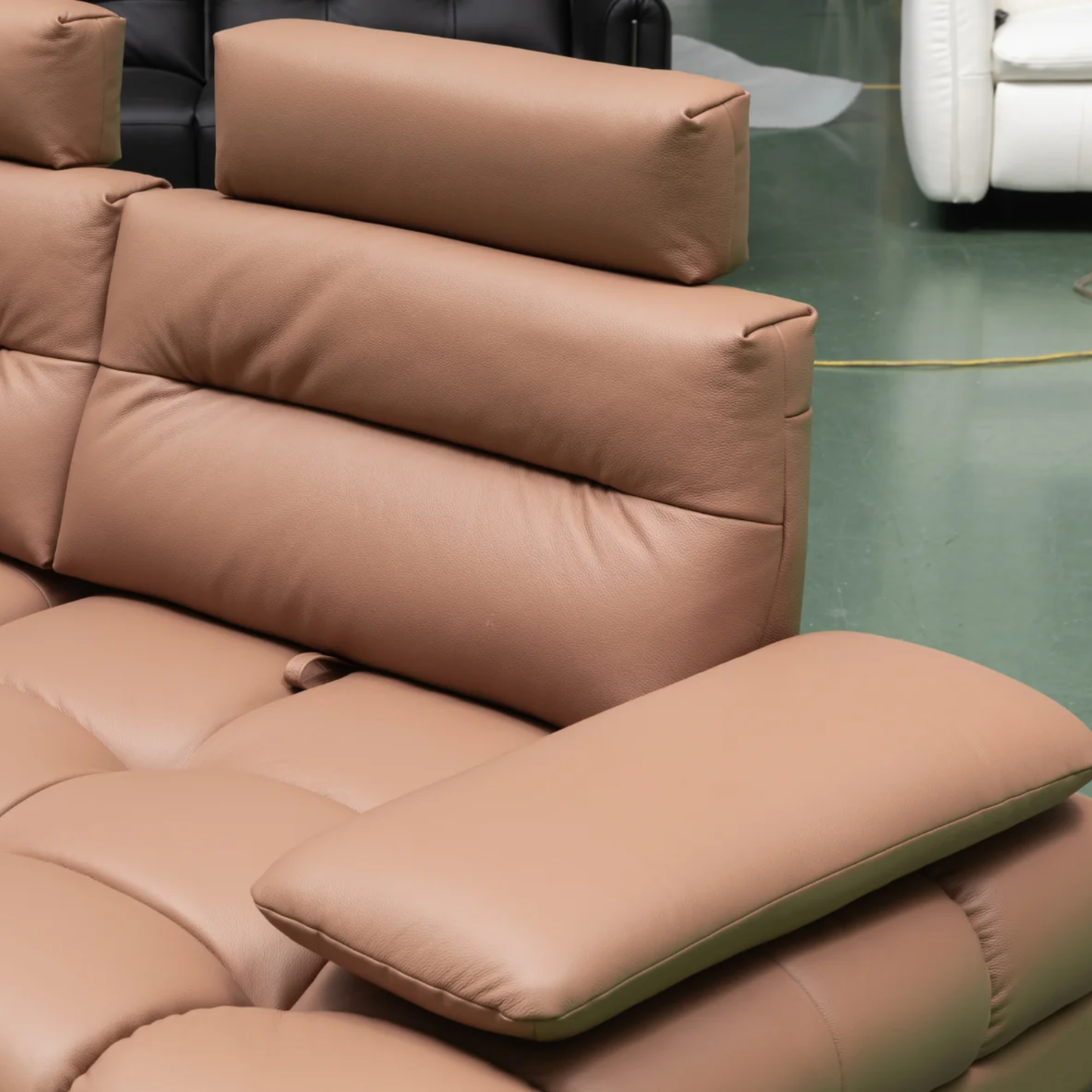 Klaussner Altavion Leather 3-Seater Stationery Sofa