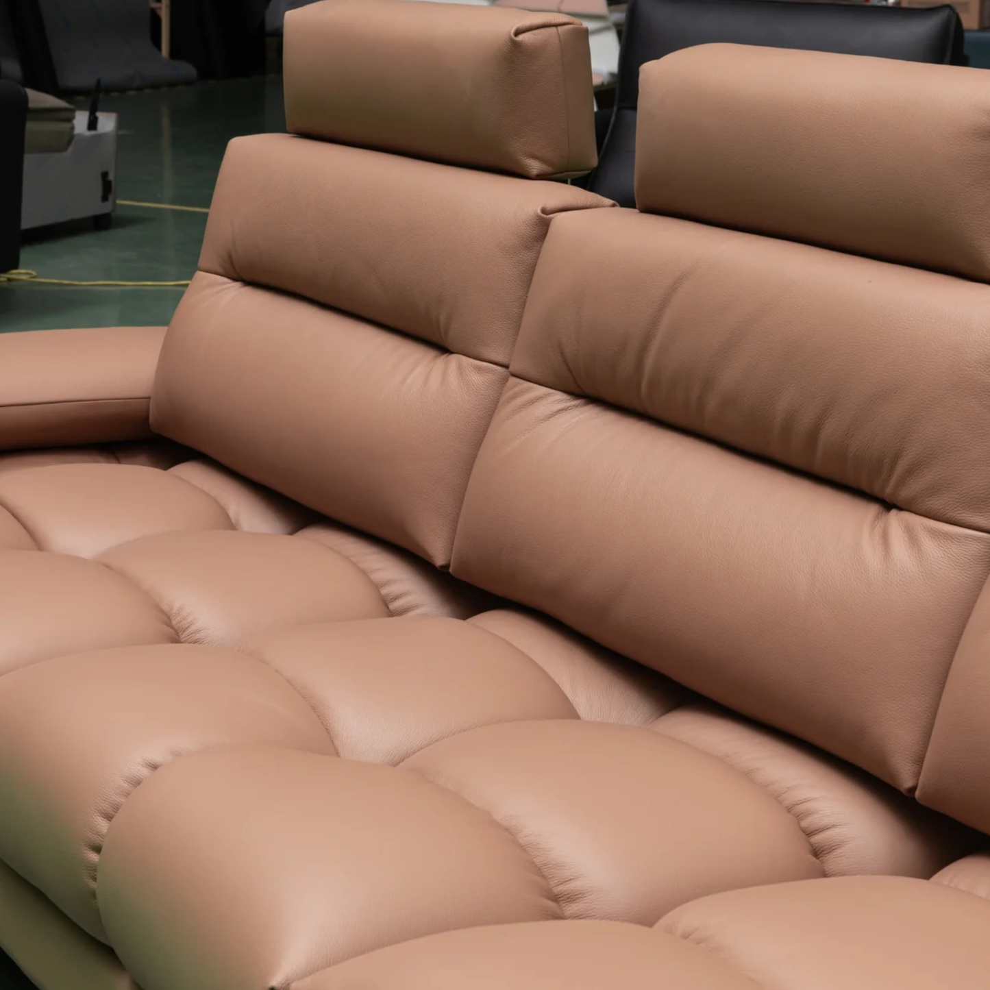 Klaussner Altavion Leather 3-Seater Stationery Sofa