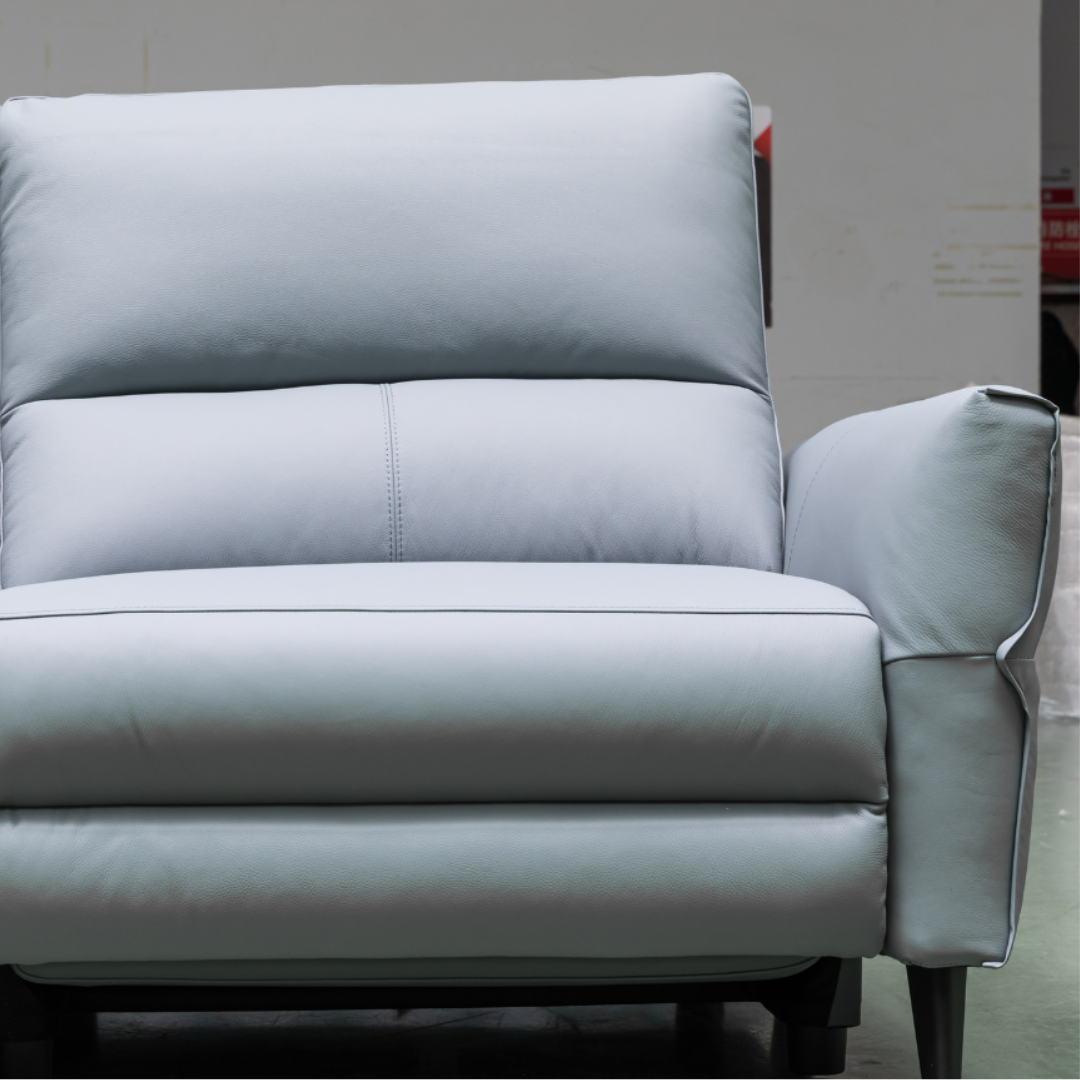 Klaussner Armonia 3 Seater Leather Power Reclining Sofa
