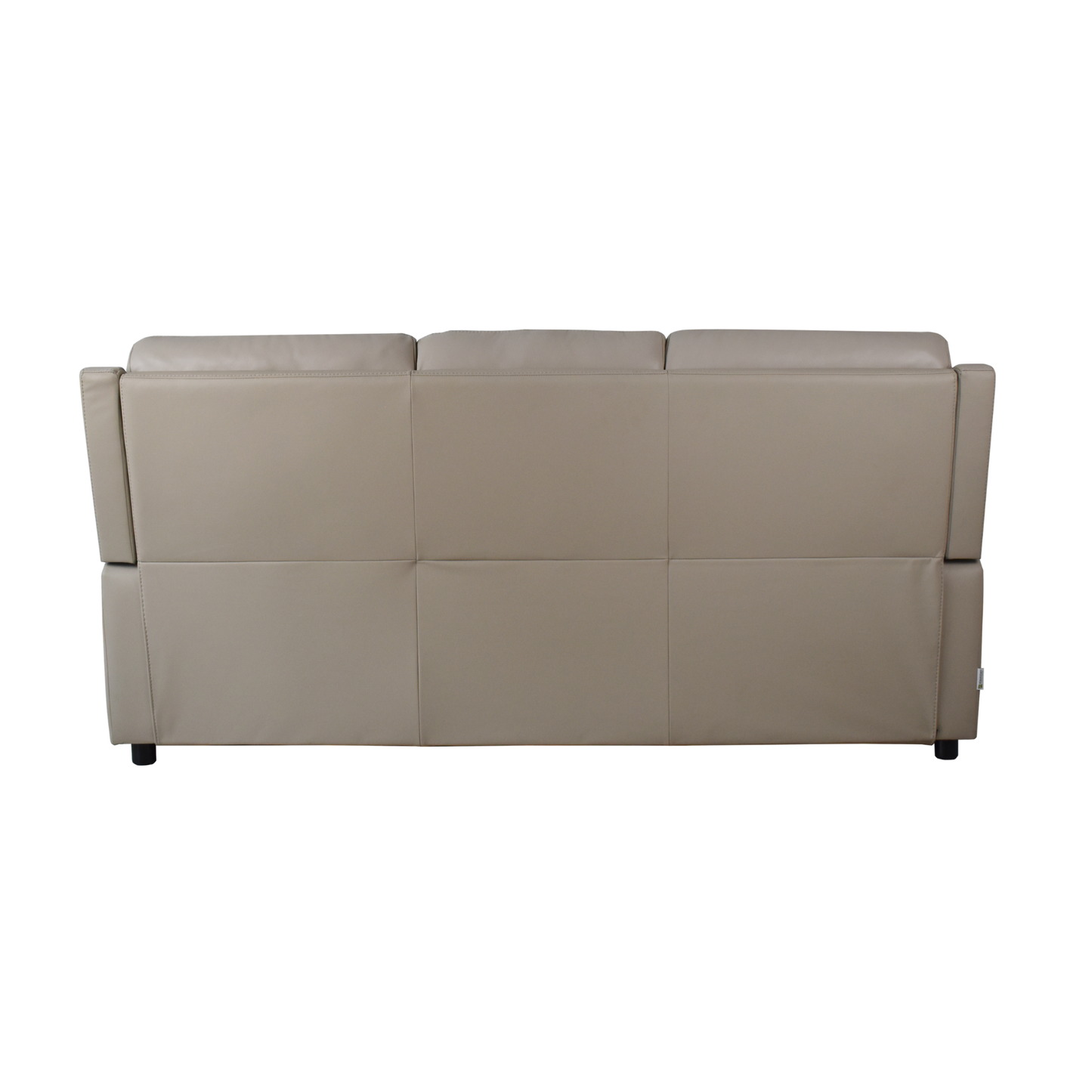 Klaussner Arvello 3-Seater Beige Leather Match Queen Sofa Sleeper-Comfortdesignfurniture