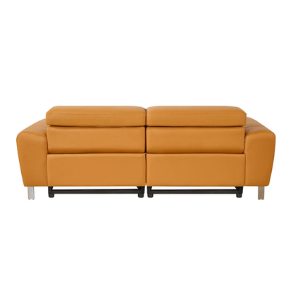 Klaussner Aura Leather Power Recliner Sofa and Loveseat