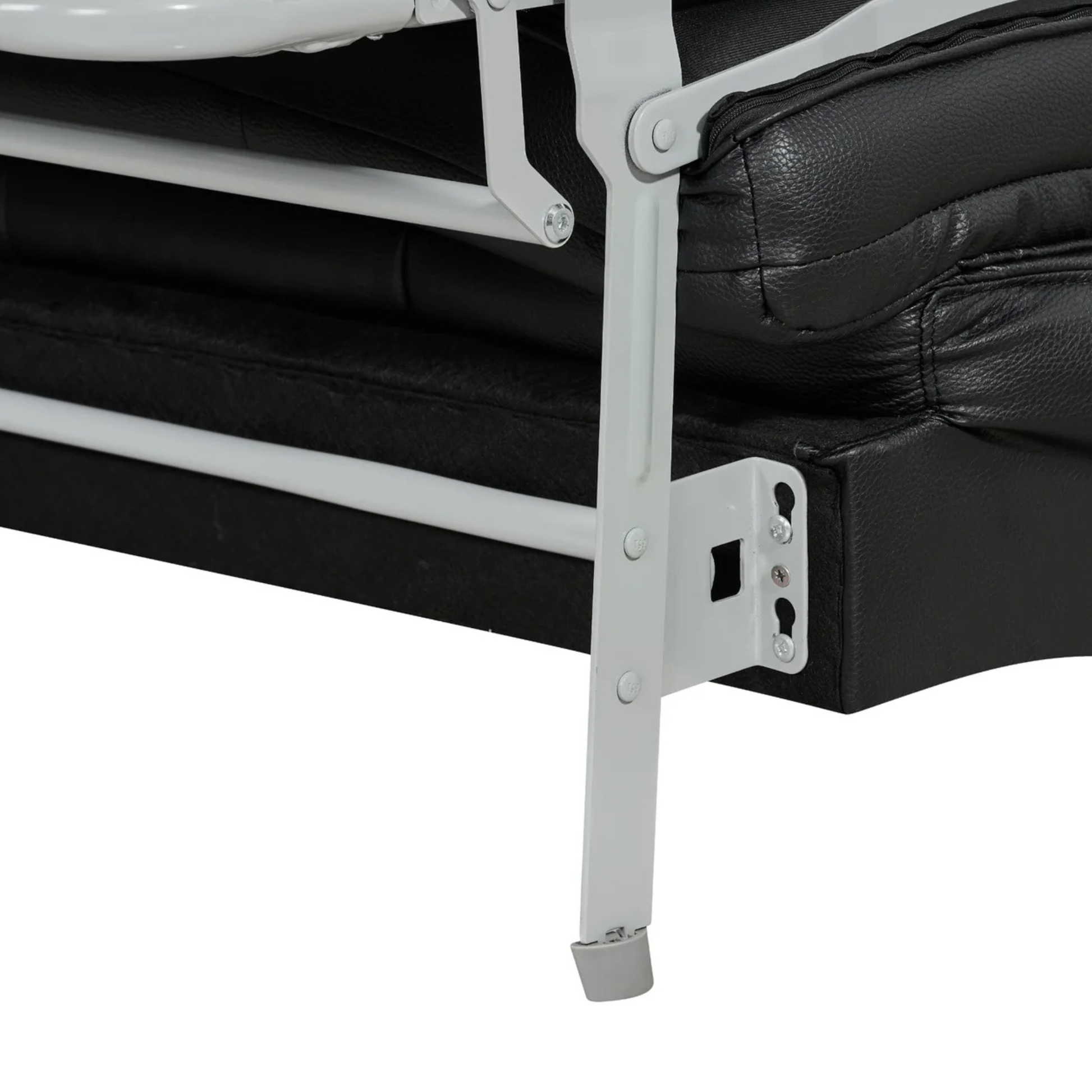 Klaussner Brantley Leather Queen Sleeper Sofa with Metal Legs-Comfort Design Furniture
