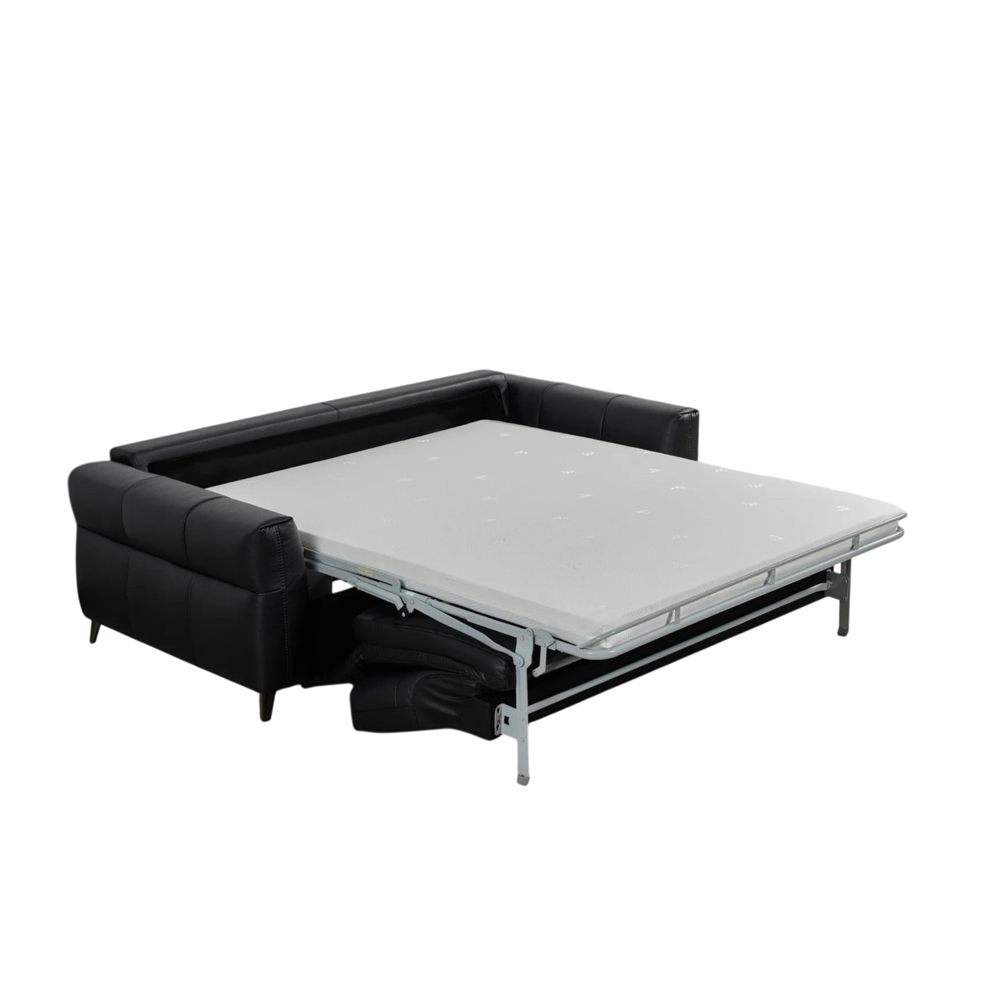 Klaussner Brantley Leather Queen Sleeper Sofa with Metal Legs-Comfort Design Furniture
