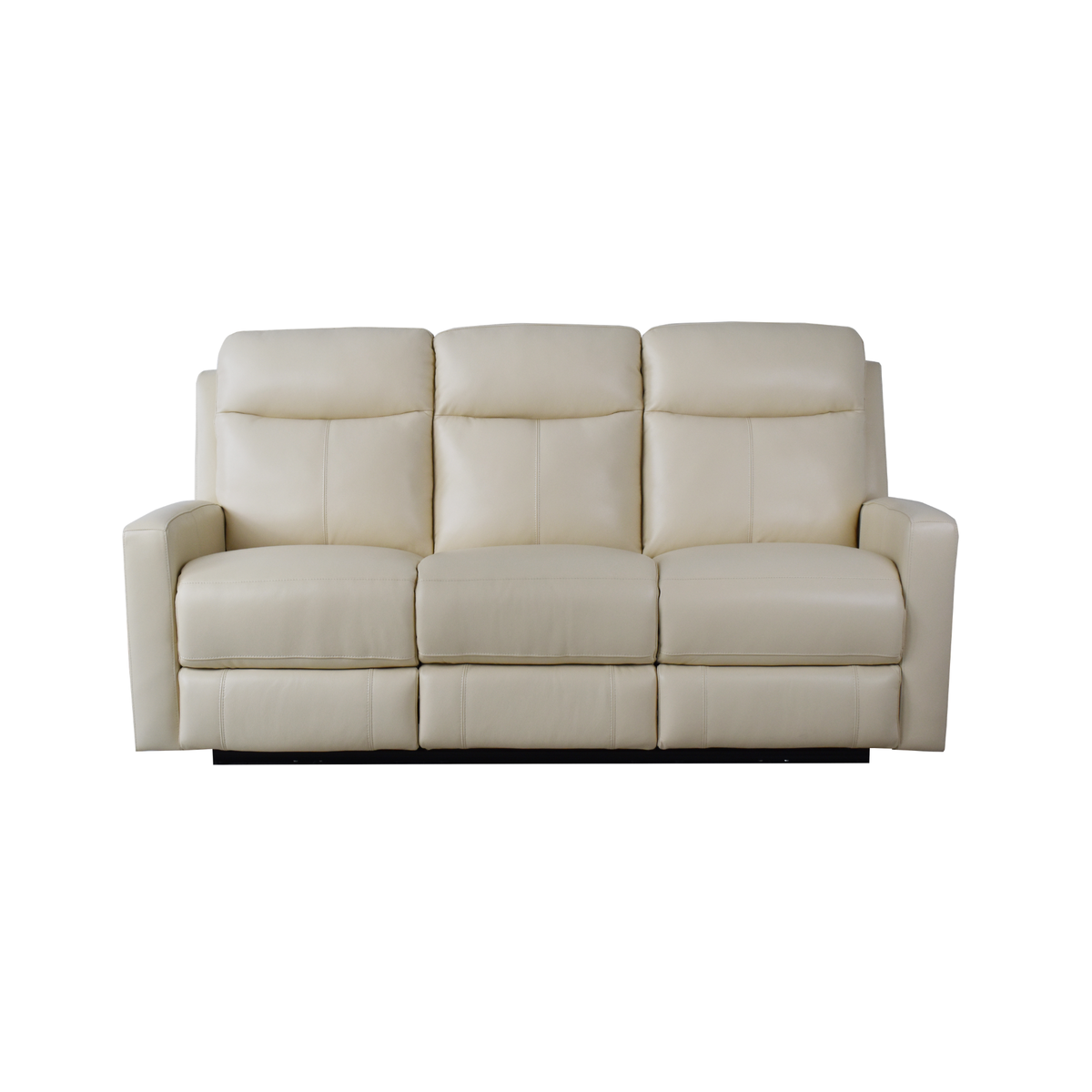Klaussner Brento Leather Match Power Reclining Sofa with USB Charging-Comfort Design Furniture