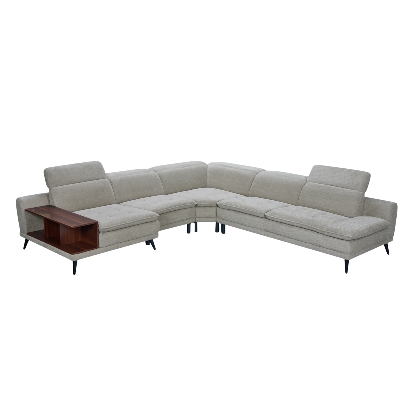 Klaussner Celeste Modular Sectional Sofa with Adjustable Headrests