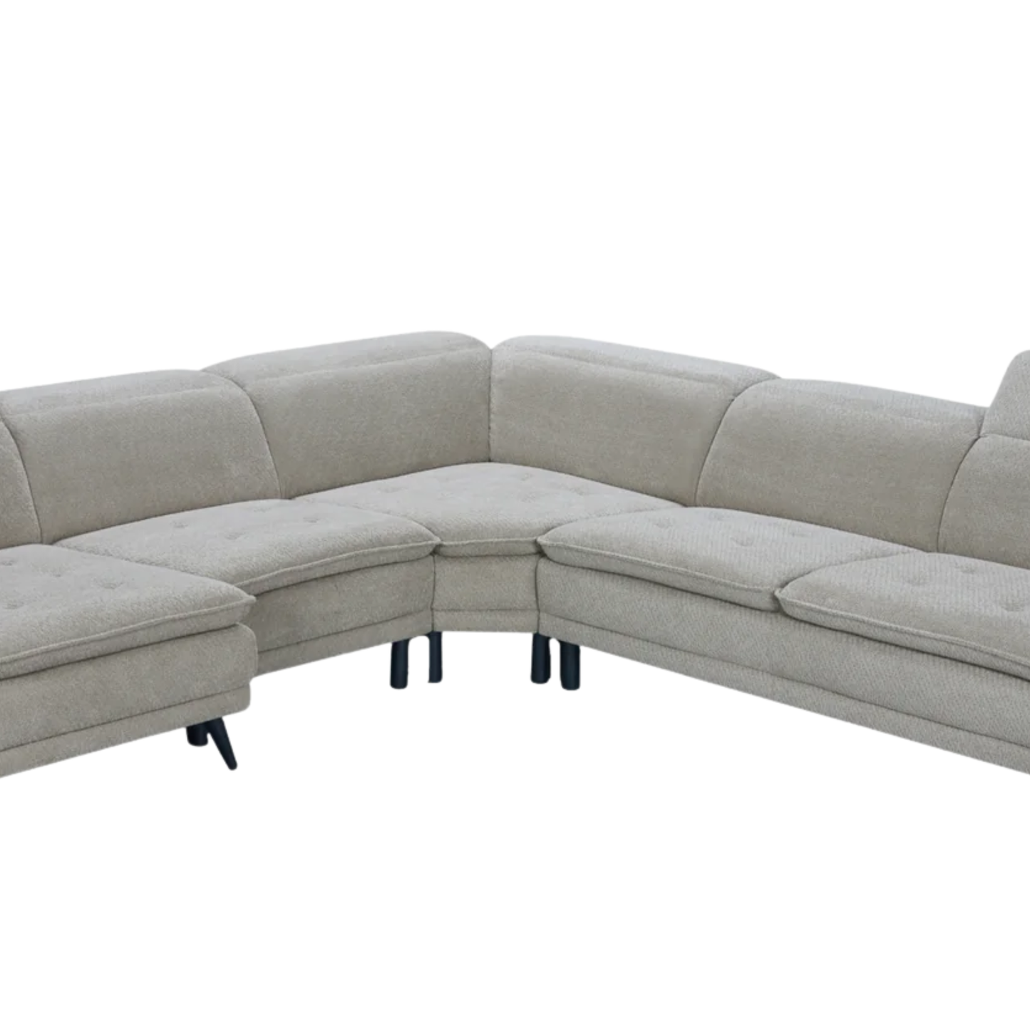 Klaussner Celeste Modular Sectional Sofa with Adjustable Headrests