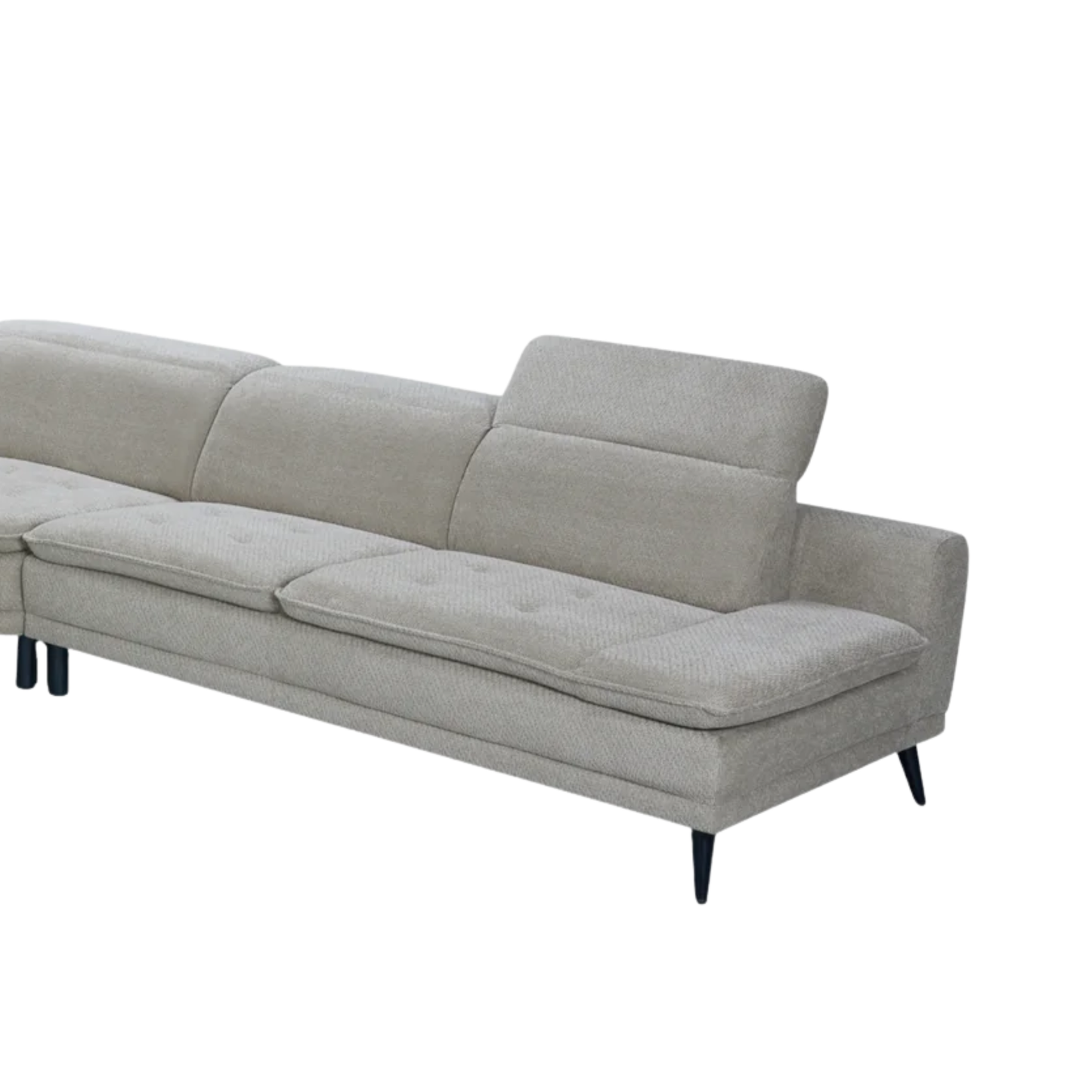 Klaussner Celeste Modular Sectional Sofa with Adjustable Headrests