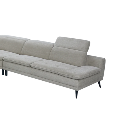 Klaussner Celeste Modular Sectional Sofa with Adjustable Headrests