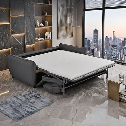 Klaussner Cortland Queen Sleeper Sofa with Foam Mattress-Comfort Design
