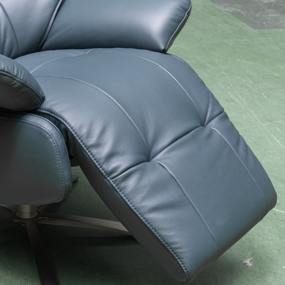 Klaussner Divano Leather Swivel Power Reclining Chair