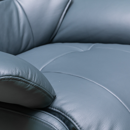 Klaussner Divano Leather Swivel Power Reclining Chair