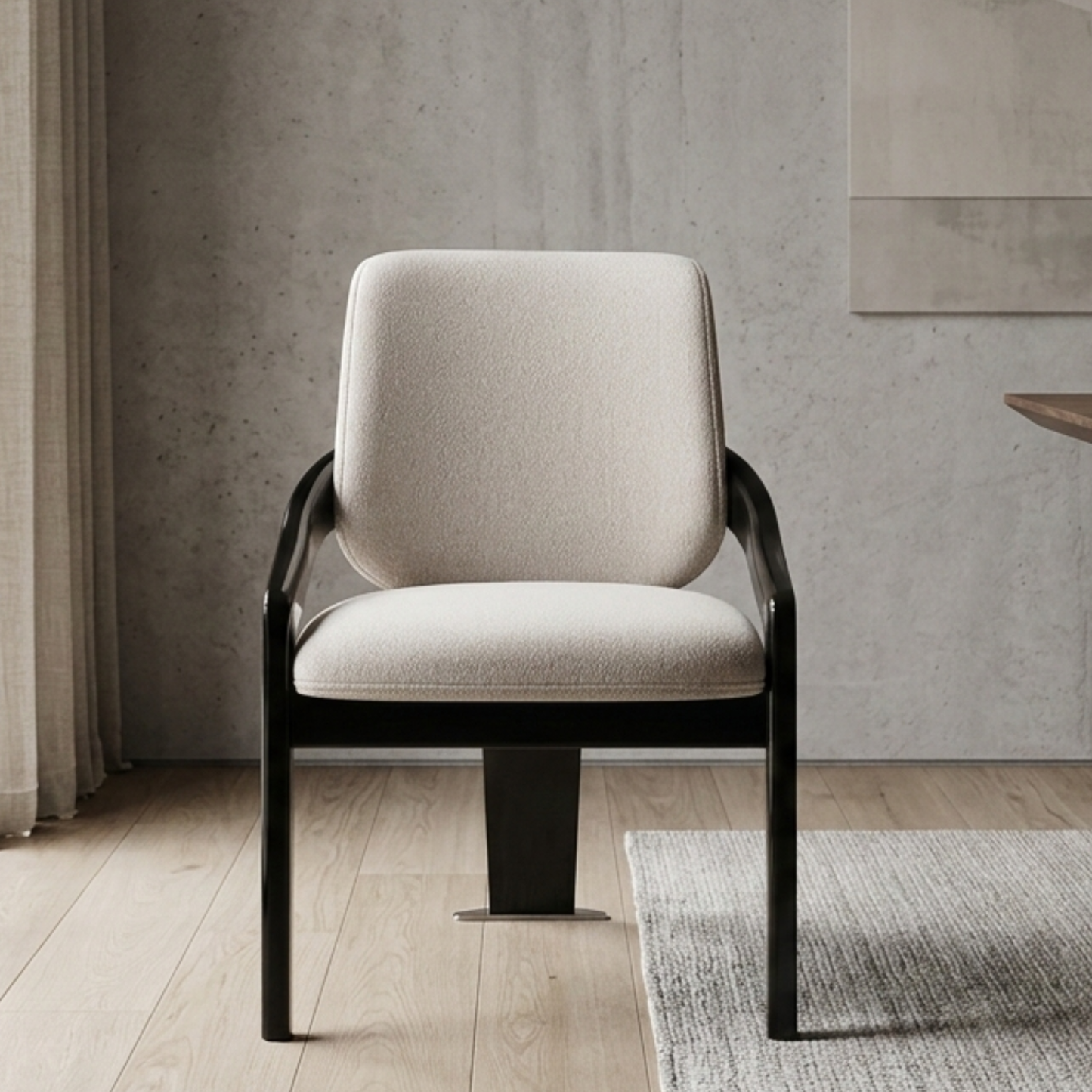 Klaussner Elan Oriana Fabric Chair In White