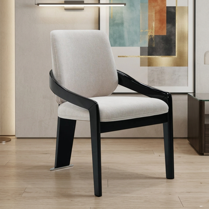 Klaussner Elan Oriana Fabric Chair In White