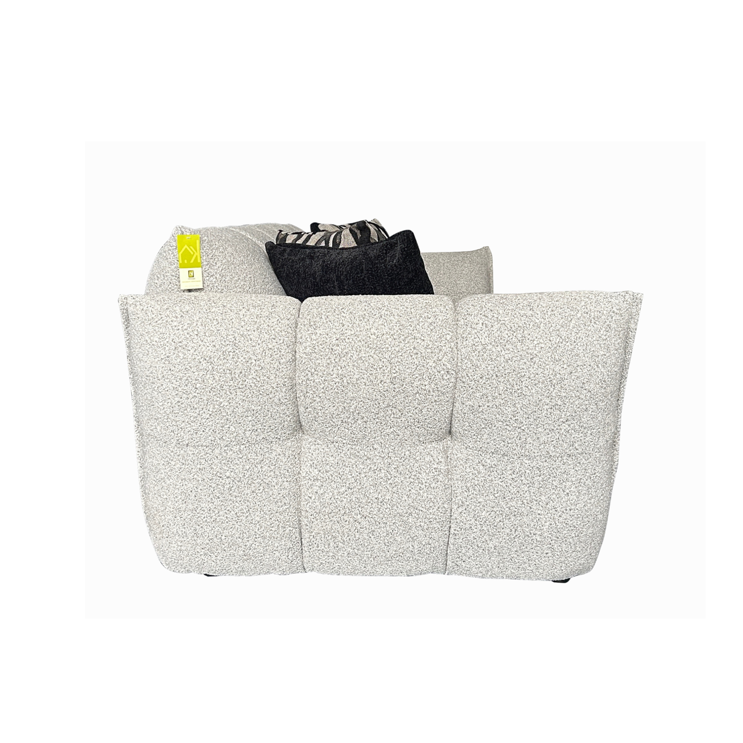 Klaussner Faviano Polyester Accent Chair with Sculpted Curved Frame-Comfort Design Furniture