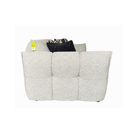 Klaussner Faviano Polyester Accent Chair with Sculpted Curved Frame-Comfort Design Furniture