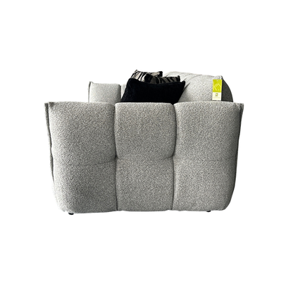Klaussner Faviano Polyester Accent Chair with Sculpted Curved Frame-Comfort Design Furniture