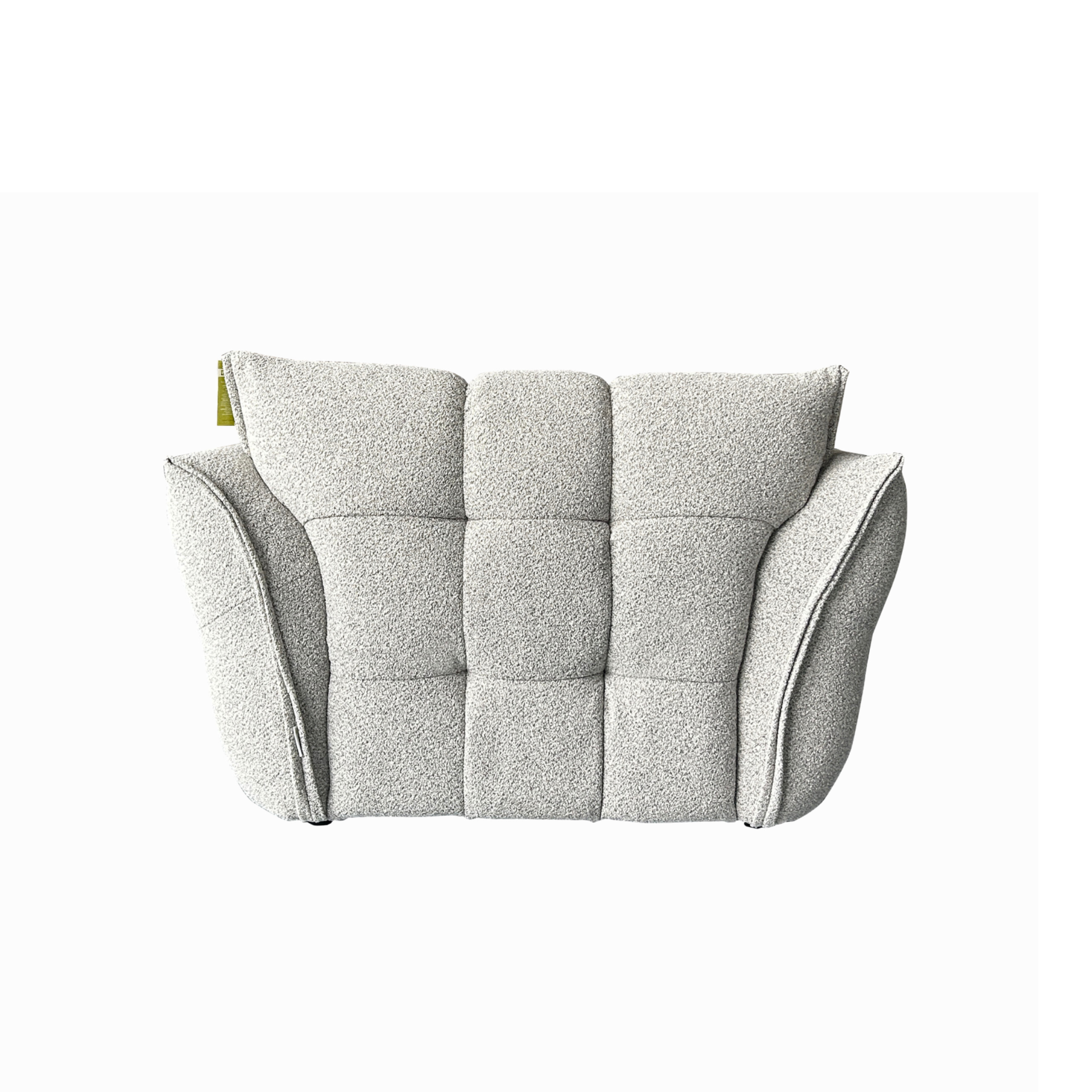 Klaussner Faviano Polyester Accent Chair with Sculpted Curved Frame-Comfort Design Furniture