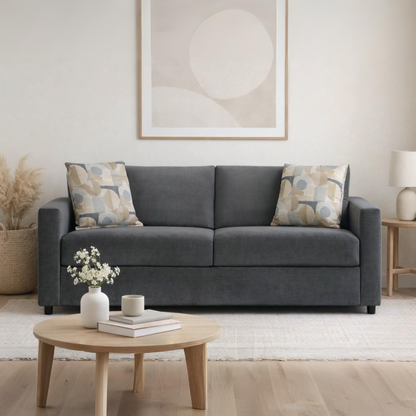 Klaussner Garrin Fabric Queen Sleeper with Track Arms