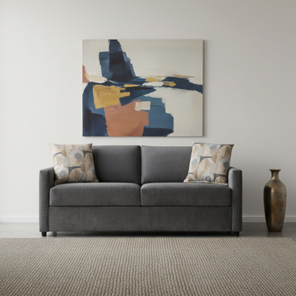 Klaussner Garrin Fabric Queen Sleeper with Track Arms