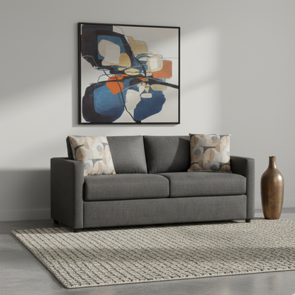 Klaussner Garrin Fabric Queen Sleeper with Track Arms