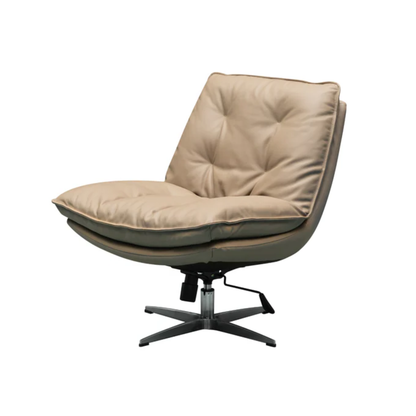 Klaussner Lenvoro Leather Swivel Chair