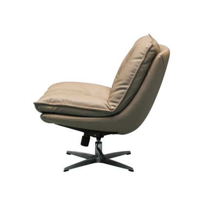 Klaussner Lenvoro Leather Swivel Chair