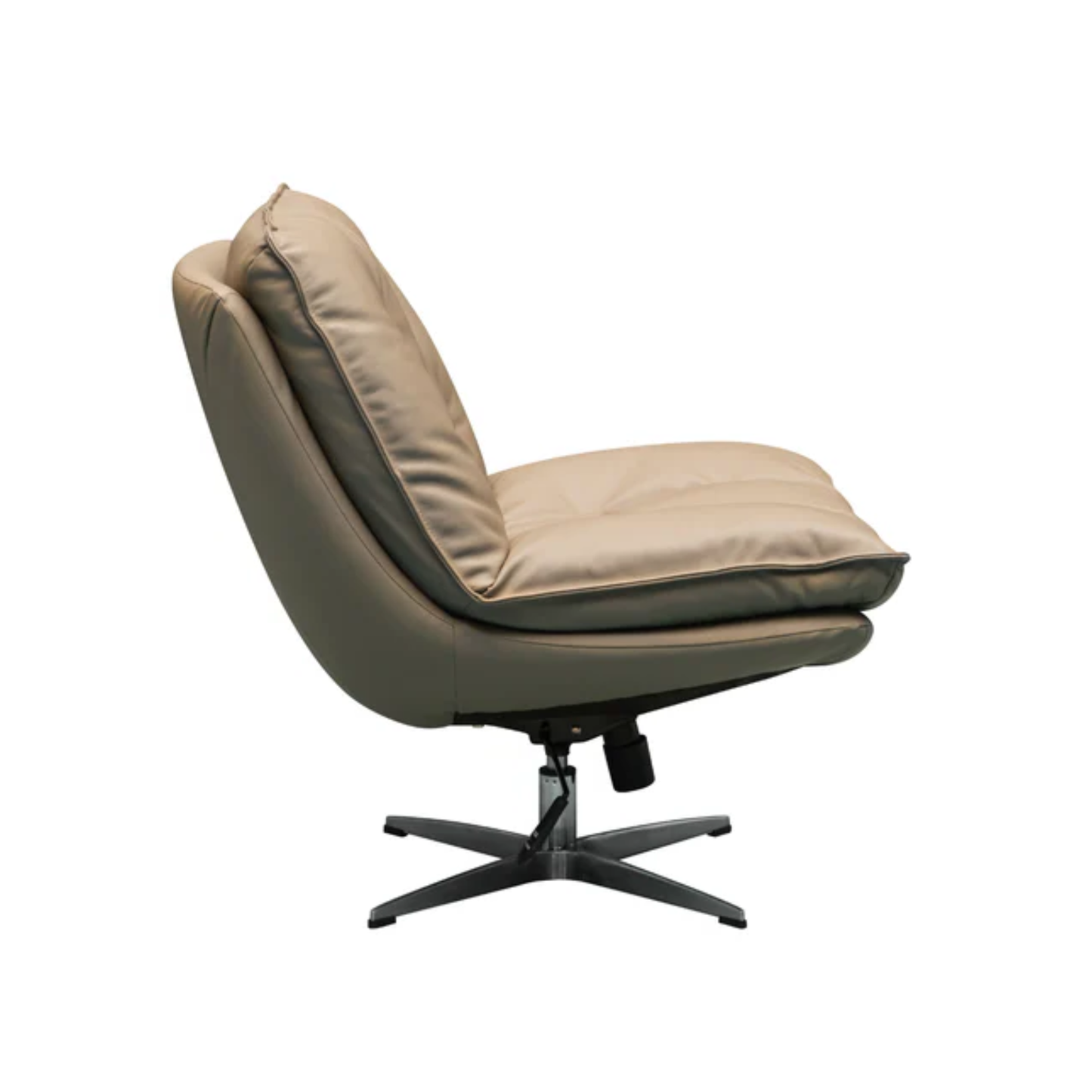 Klaussner Lenvoro Leather Swivel Chair
