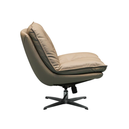 Klaussner Lenvoro Leather Swivel Chair