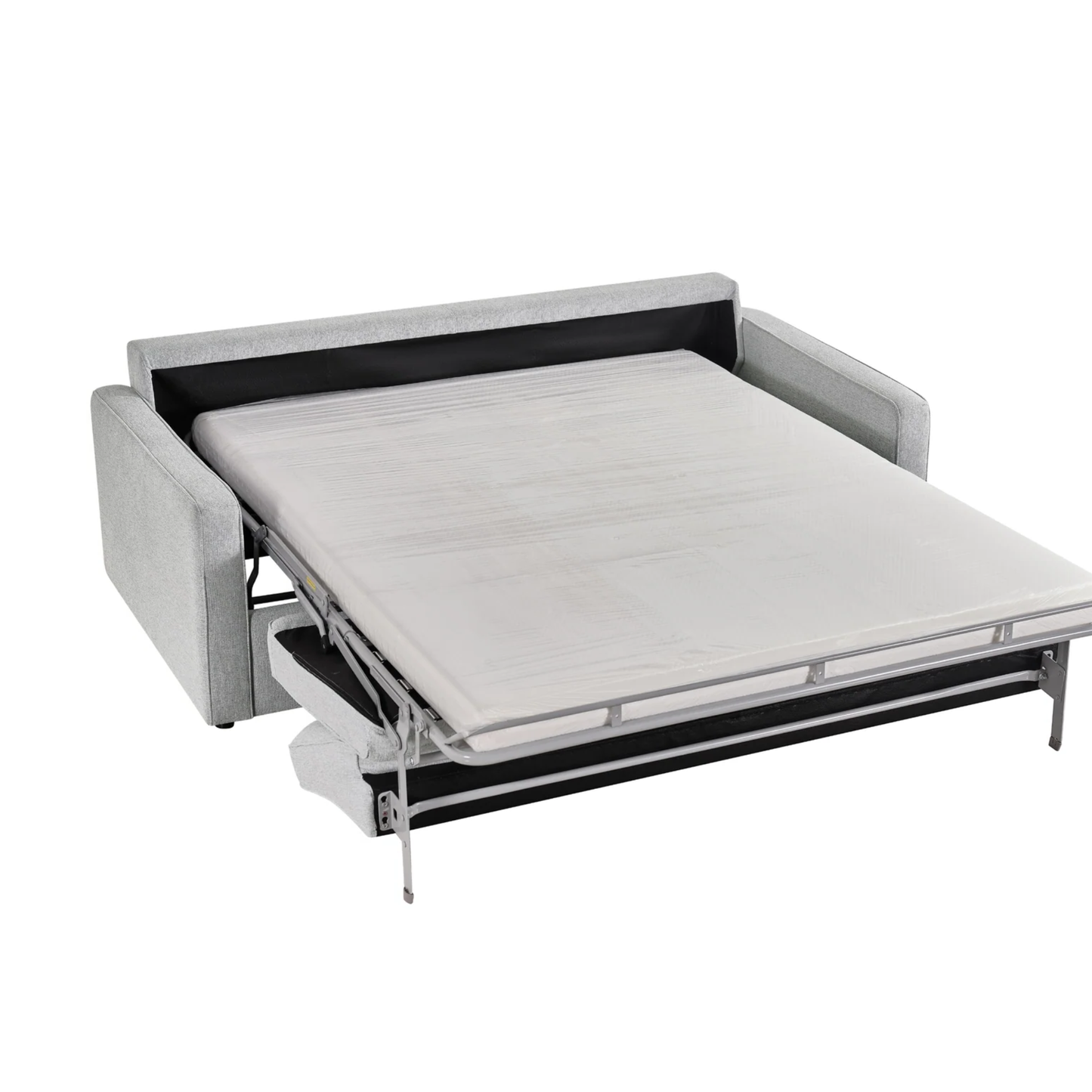 Klaussner Leon Leather And Fabric Queen Sleeper Sofa