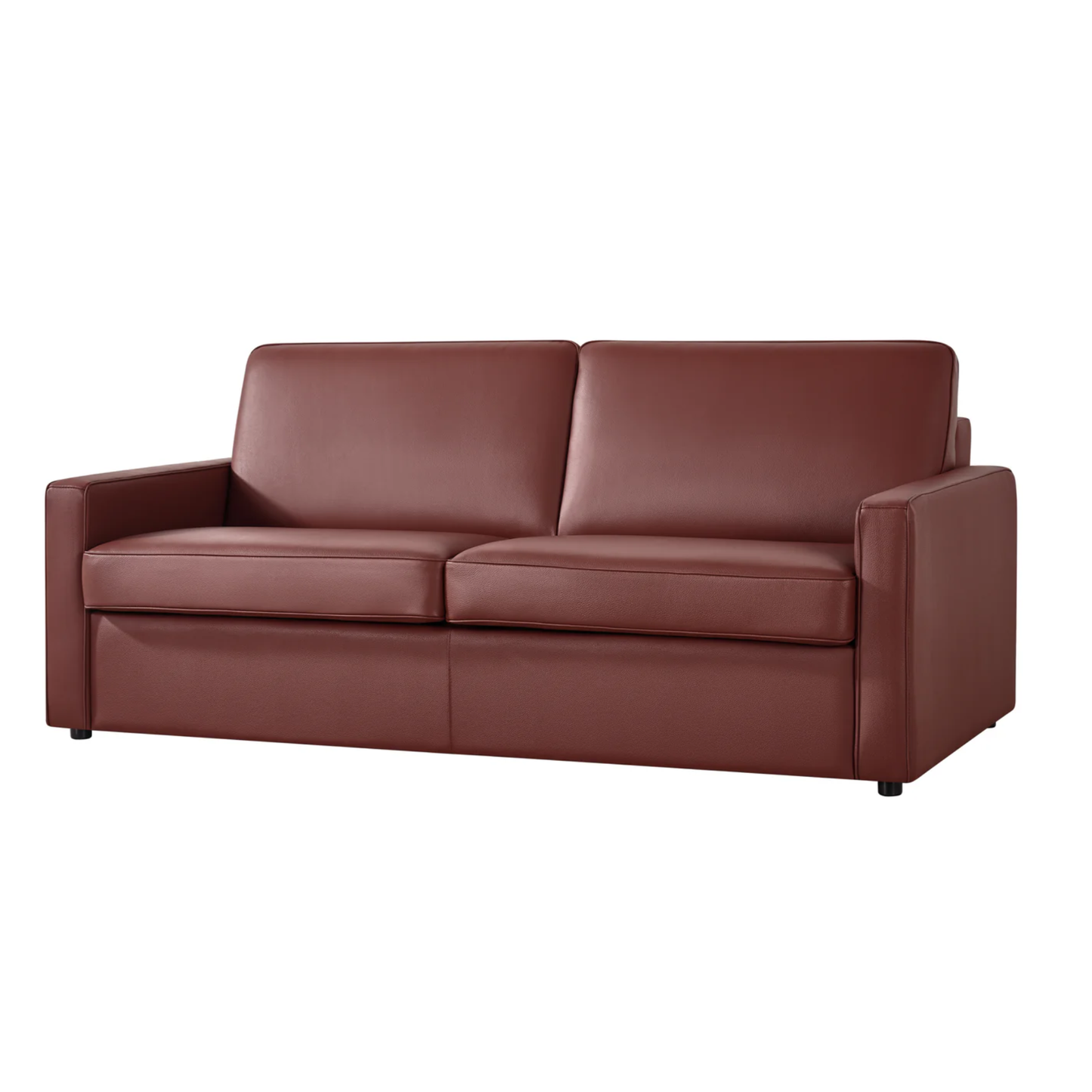 Klaussner Leon Leather And Fabric Queen Sleeper Sofa
