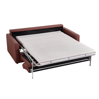 Klaussner Leon Leather And Fabric Queen Sleeper Sofa