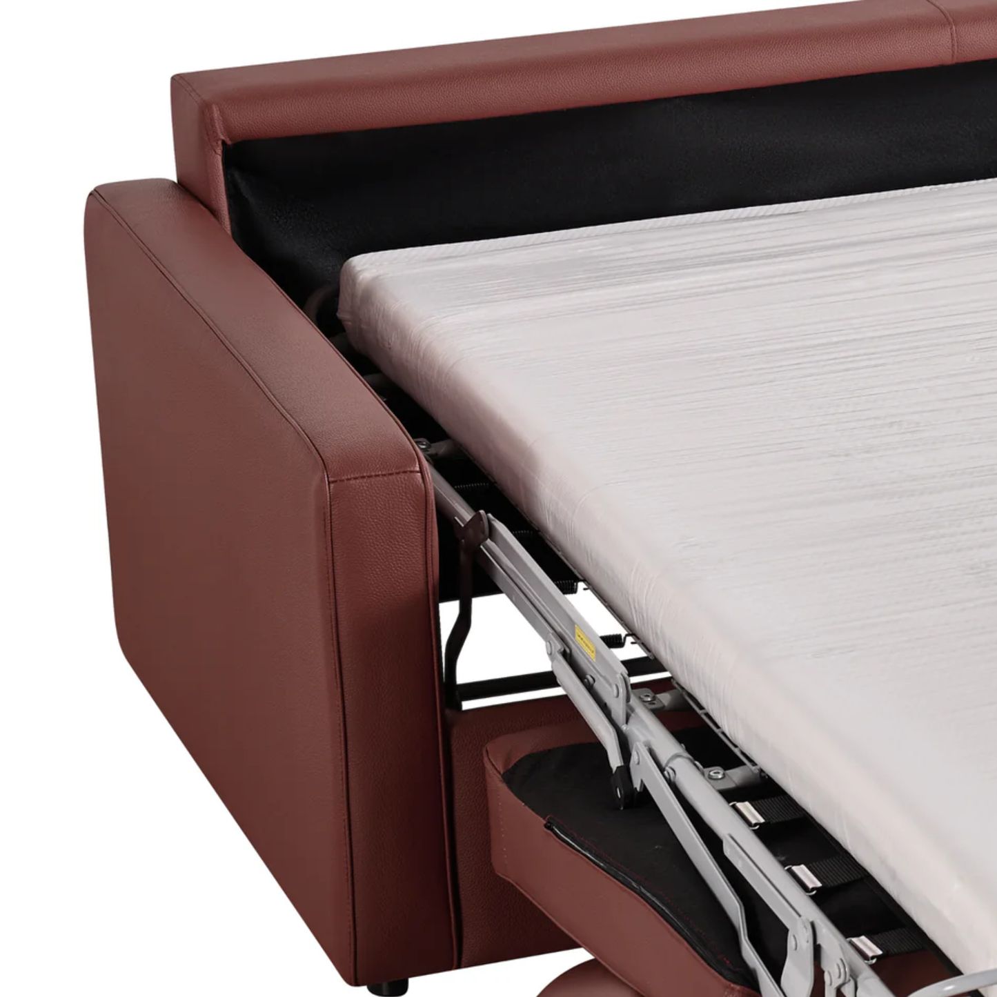 Klaussner Leon Leather And Fabric Queen Sleeper Sofa