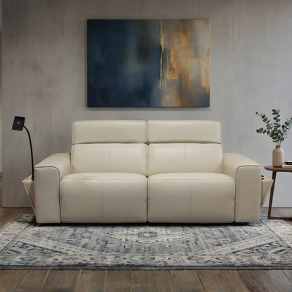 Klaussner Lorenzo Leather Queen Sleeper Sofa