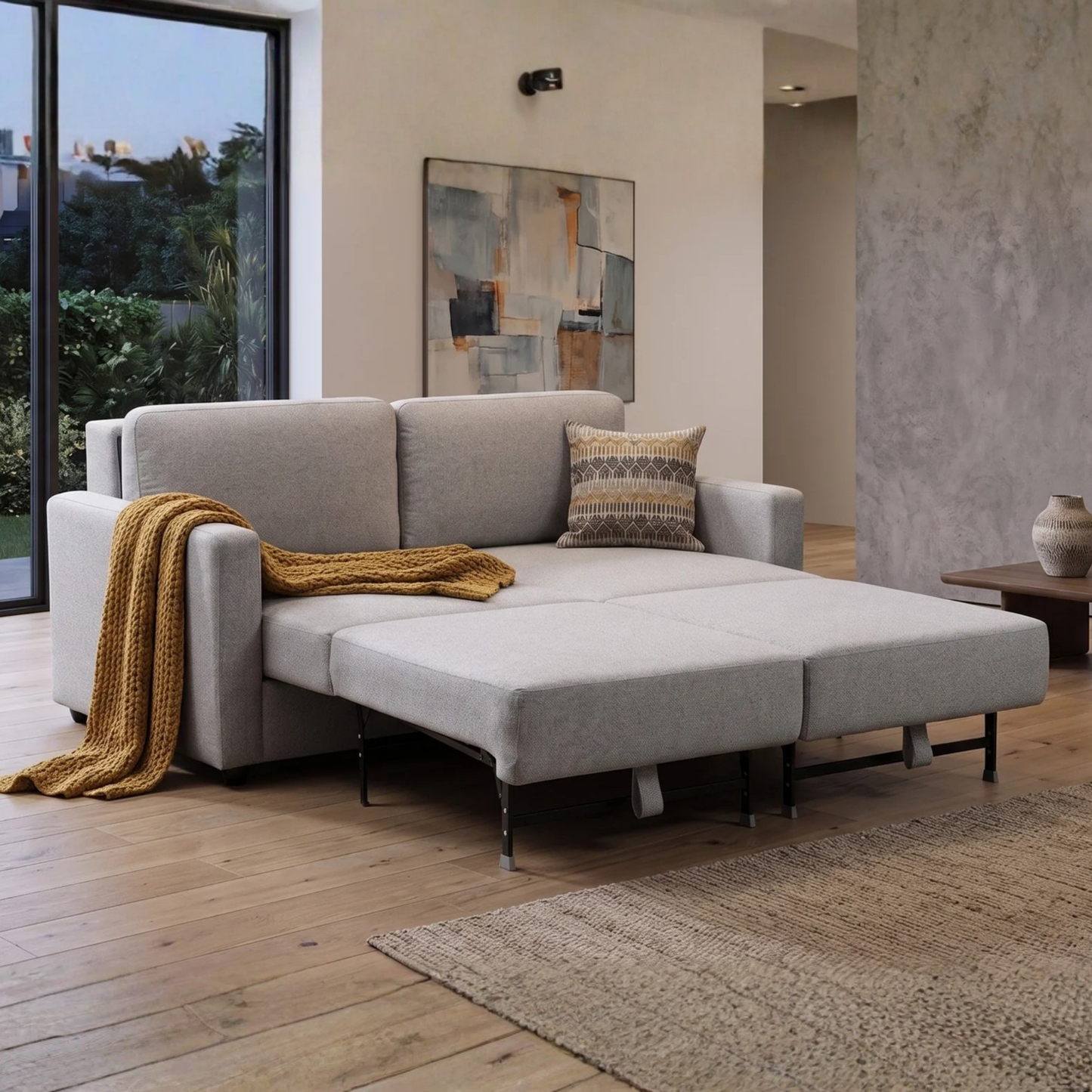 Klaussner Nova Queen Fabric Sleeper Sofa with Foam Mattress