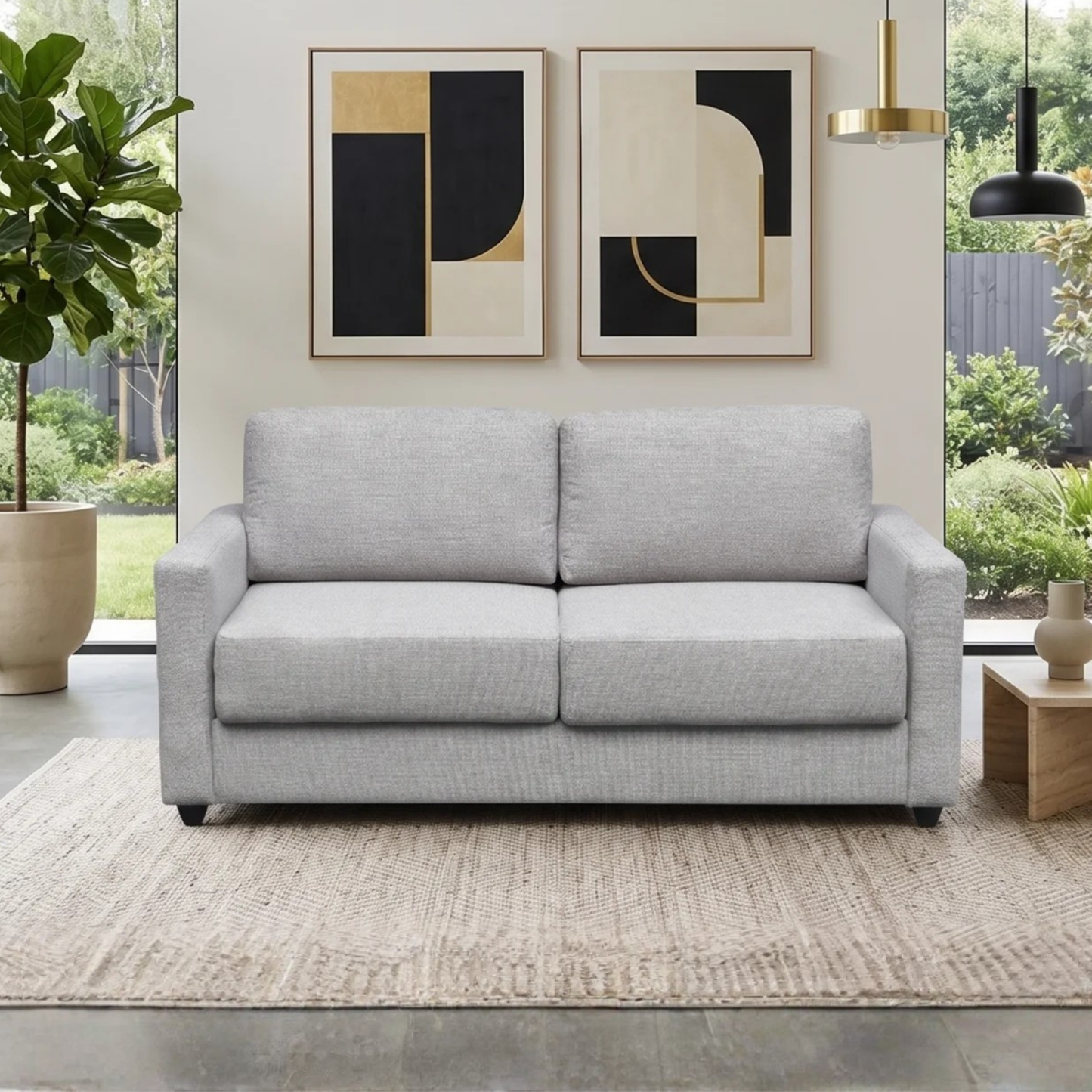 Klaussner Nova Queen Fabric Sleeper Sofa with Foam Mattress