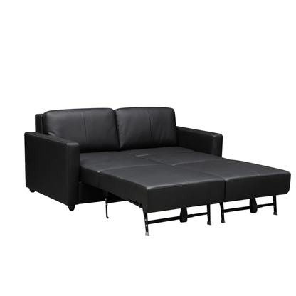 Klaussner Nova Queen Leather Sleeper Sofa with Foam Mattress