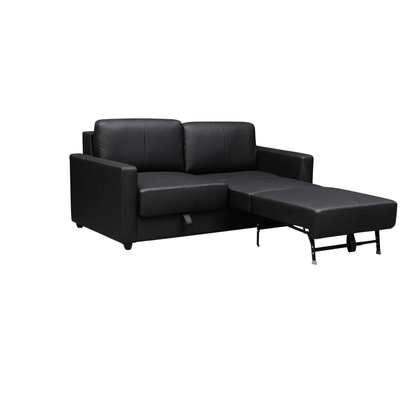 Klaussner Nova Queen Leather Sleeper Sofa with Foam Mattress